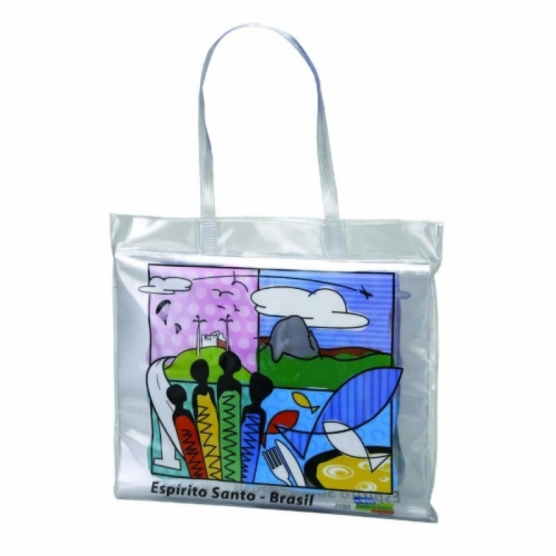 Sacola em PVC Personalizada Jardim São Fernando - Sacolas Ecobags para Empresas