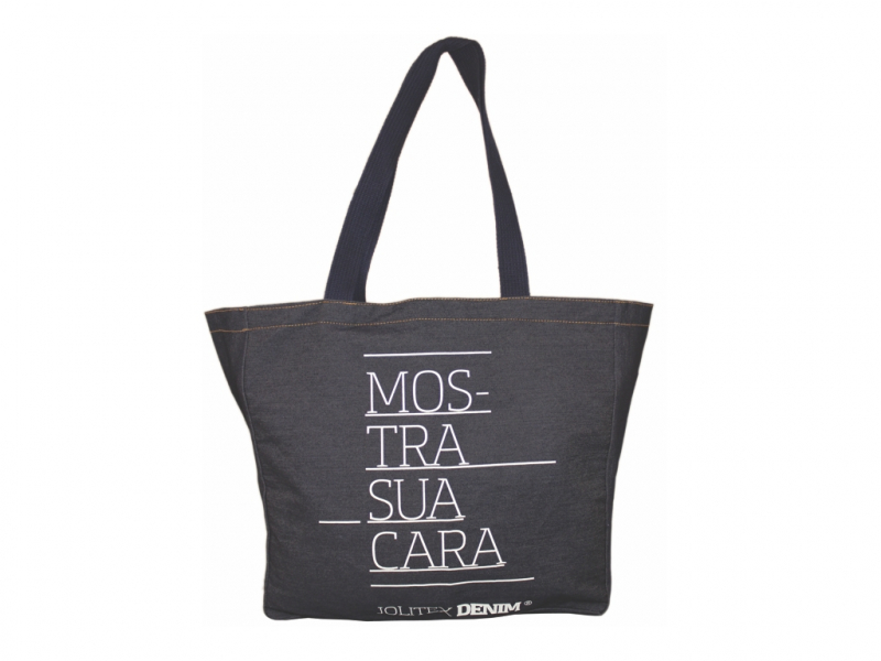 Sacola Jeans para Evento Promocional Vila Matilde - Sacolas Promocionais para Feiras