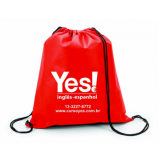 mochila de saco personalizada Piracicaba
